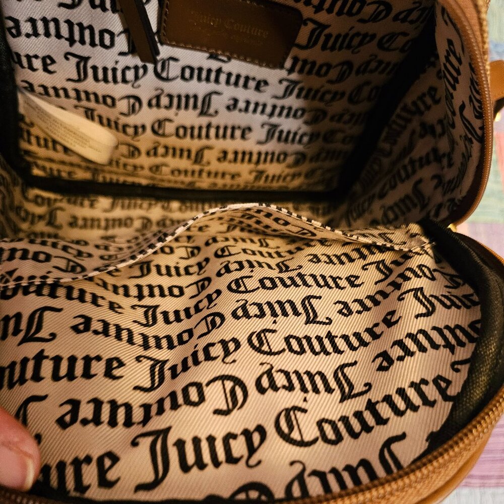 Juicy Couture Back Pack Tan and Brown NWT - Picture 4 of 6